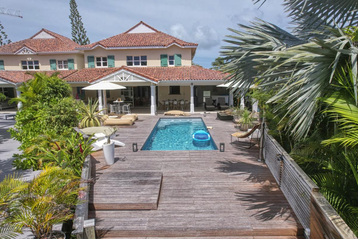 4.Location villa 4 chambres piscine saint françois guadeloupe - Vue mer